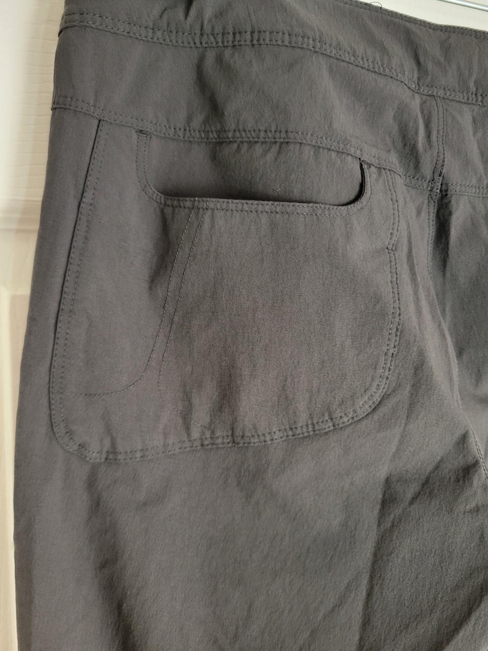 The North Face Roll Up Hiking Pants Women's Size S Dark Gray Cargo Outdoor - Picture 7 of 9